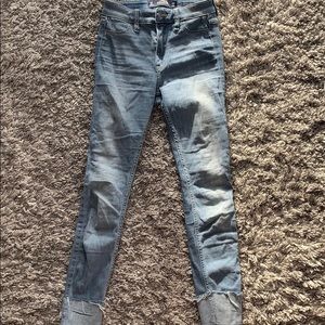 AE high rise jean legging crop